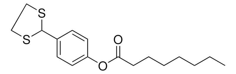 Sigma-Aldrich OCTANOIC ACID 4-(1,3)DITHIOLAN-2-YL-PHENYL ESTER,AldrichCPR