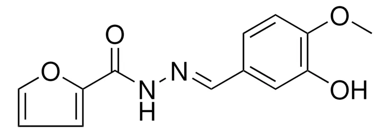 Sigma-Aldrich FURAN-2-CARBOXYLIC ACID (3-HYDROXY-4-METHOXY-BENZYLIDENE)-HYDRAZIDE，AldrichCPR