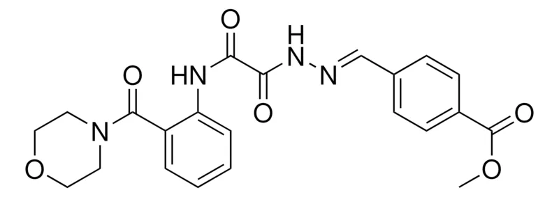 Sigma-Aldrich ME 4-(2-((2-(4-MORPHOLINYLCARBONYL)ANILINO)(OXO)ACETYL)CARBOHYDRAZONOYL)BENZOATE,AldrichCPR
