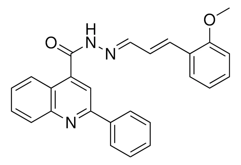 Sigma-Aldrich 2-PHENYL-QUINOLINE-4-CARBOXYLIC ACID (3-(2-METHOXY-PHENYL)-ALLYLIDENE)-HYDRAZIDE，AldrichCPR