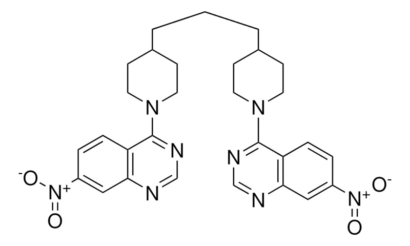 Sigma-Aldrich 4,4'-(1,3-PROPANEDIYLDI-4,1-PIPERDINE-DIYL)-BIS(7-NITRO-QUINAZOLINE),AldrichCPR