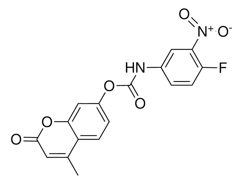 Sigma-Aldrich 4-METHYL-2-OXO-2H-1-BENZOPYRAN-7-YL N-(4-FLUORO-3-NITROPHENYL)CARBAMATE,AldrichCPR