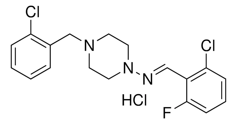Sigma-Aldrich (4-(2-CL-BENZYL)-PIPERAZIN-1-YL)-(2-CL-6-F-BENZYLIDENE)-AMINE, HYDROCHLORIDE,AldrichCPR