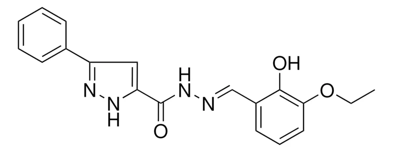 Sigma-Aldrich 5-PH-2H-PYRAZOLE-3-CARBOXYLIC ACID (3-ETHOXY-2-HYDROXY-BENZYLIDENE)-HYDRAZIDE,AldrichCPR