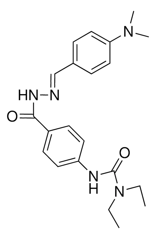 Sigma-Aldrich 4-(3,3-DIETHYLUREIDO)BENZOIC (4-(DIMETHYLAMINO)BENZYLIDENE)HYDRAZIDE,AldrichCPR