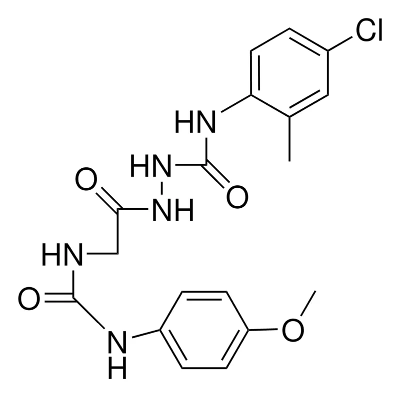 Sigma-Aldrich 4-(4-CHLORO-2-METHYLPHENYL)-1-(4-METHOXYPHENYLUREIDOACETYL)SEMICARBAZIDE,AldrichCPR