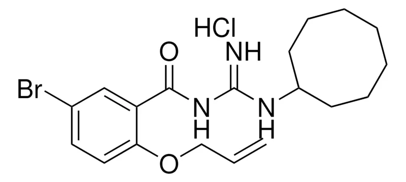 Sigma-Aldrich N-(2-ALLYLOXY-5-BROMO-BENZOYL)-N'-CYCLOOCTYL-GUANIDINE, HYDROCHLORIDE,AldrichCPR
