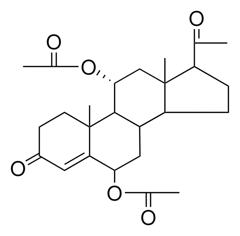Sigma-Aldrich 3,20-DIOXOPREGN-4-ENE-6-BETA,11-ALPHA-DIYL DIACETATE,AldrichCPR