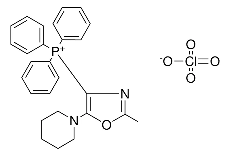 Sigma-Aldrich (2-METHYL-5-PIPERIDIN-1-YL-OXAZOL-4-YL)-TRIPHENYL-PHOSPHONIUM, PERCHLORATE,AldrichCPR