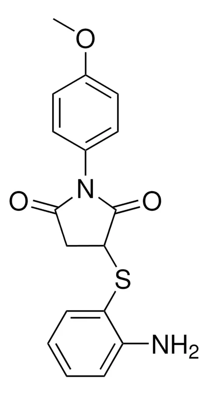 Sigma-Aldrich 2-(2-AMINOPHENYLTHIO)-N-(4-METHOXYPHENYL)-SUCCINIMIDE,AldrichCPR