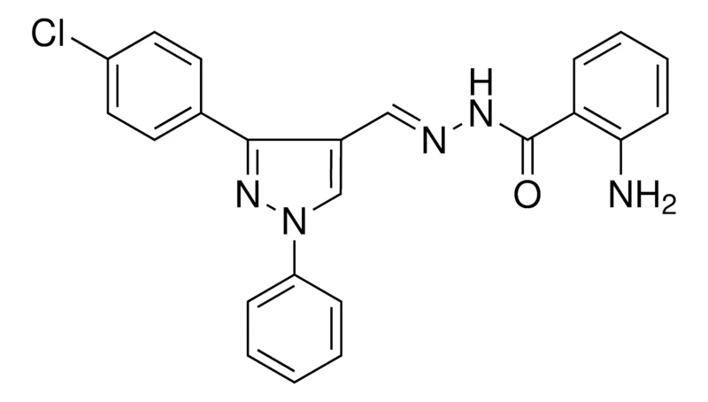Sigma-Aldrich 2-AMINO-BENZOIC ACID (3-(4-CL-PH)-1-PHENYL-1H-PYRAZOL-4-YLMETHYLENE)-HYDRAZIDE,AldrichCPR