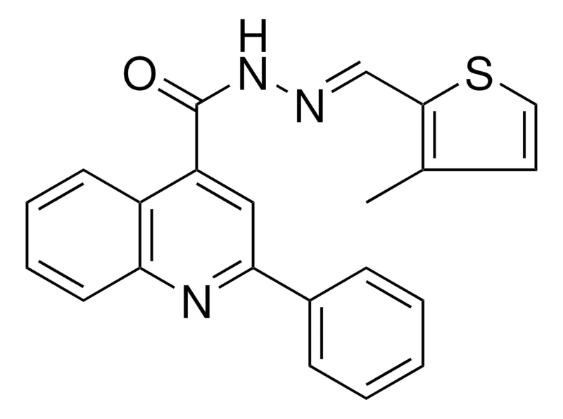 Sigma-Aldrich 2-PHENYL-QUINOLINE-4-CARBOXYLIC ACID (3-METHYL-THIOPHEN-2-YLMETHYLENE)-HYDRAZIDE,AldrichCPR