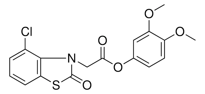 Sigma-Aldrich (4-CHLORO-2-OXO-BENZOTHIAZOL-3-YL)-ACETIC ACID 3,4-DIMETHOXY-PHENYL ESTER,AldrichCPR