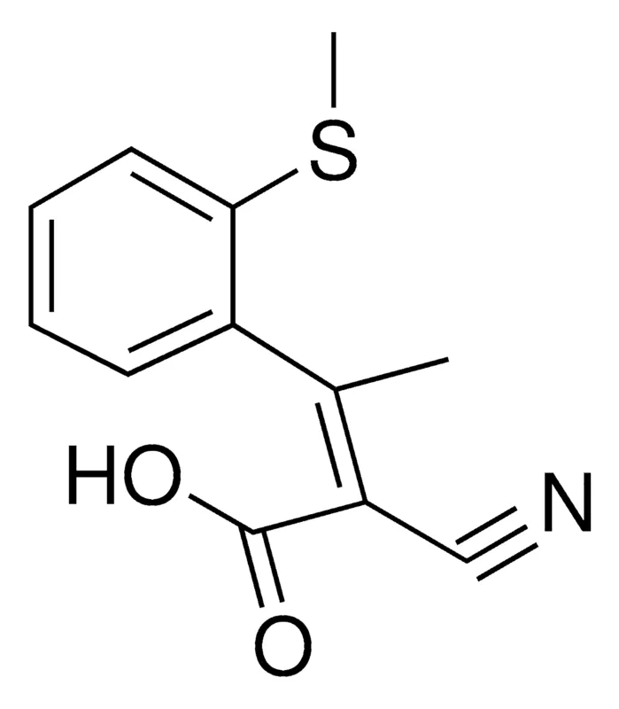 Sigma-Aldrich ALPHA-CYANO-BETA-METHYL-2-(METHYLTHIO)CINNAMIC ACID,AldrichCPR