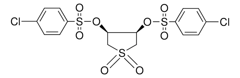 Sigma-Aldrich (3R,4S)-4-{[(4-CHLOROPHENYL)SULFONYL]OXY}-1,1-DIOXIDOTETRAHYDRO-3-THIENYL 4-CHLOROBENZENESULFONATE，AldrichCPR
