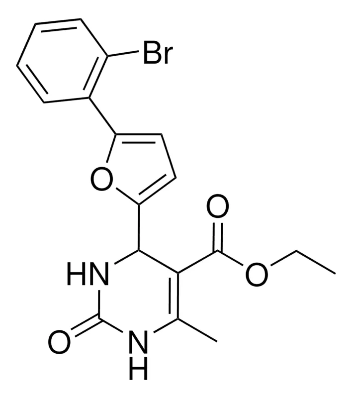 Sigma-Aldrich ETHYL 4-(5-(2-BROMOPHENYL)-2-FURYL)-6-METHYL-2-OXO-1,2,3,4-TETRAHYDRO-5-PYRIMIDINECARBOXYLATE,AldrichCPR