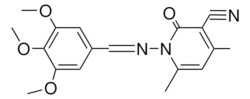 Sigma-Aldrich 3-CYANO-4,6-DIMETHYL-1-(3,4,5-TRIMETHOXYBENZYLIDENEAMINO)-2(1H)-PYRIDINE,AldrichCPR