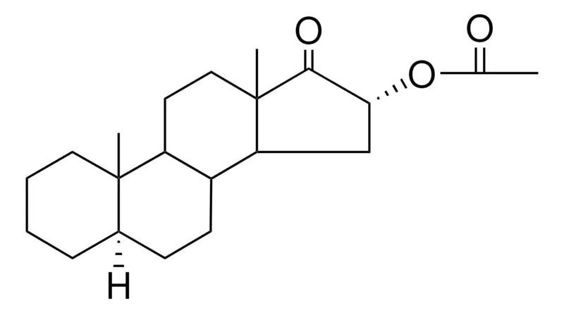 Sigma-Aldrich 17-OXO-5-ALPHA-ANDROSTAN-16-ALPHA-YL ACETATE,AldrichCPR