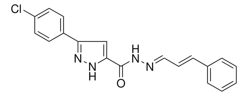 Sigma-Aldrich 5-(4-CL-PHENYL)-2H-PYRAZOLE-3-CARBOXYLIC ACID (3-PHENYL-ALLYLIDENE)-HYDRAZIDE,AldrichCPR