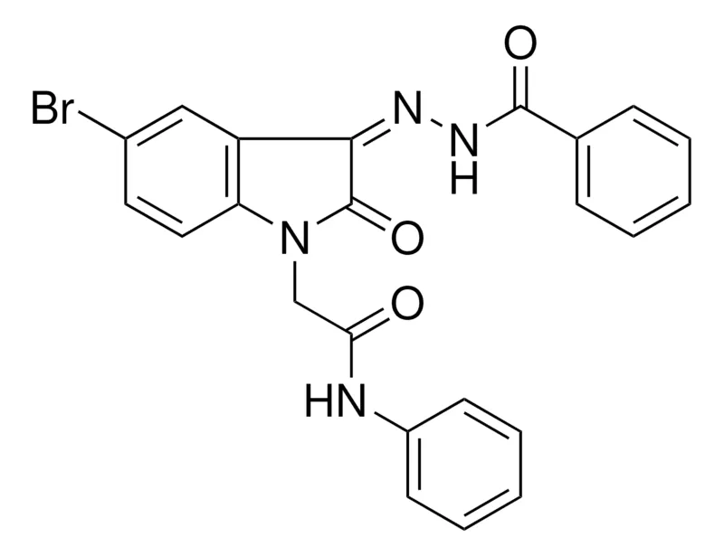 Sigma-Aldrich 2-(3-(BENZOYL-HYDRAZONO)5-BROMO-2-OXO-2,3-DIHYDRO-INDOL-1-YL)-N-PHENYL-ACETAMIDE,AldrichCPR