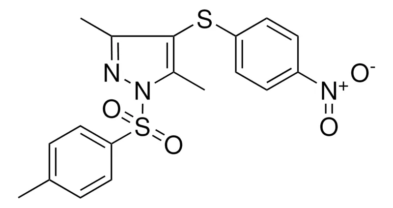 Sigma-Aldrich 3,5-DIMETHYL-4-(4-NITRO-PHENYLSULFANYL)-1-(TOLUENE-4-SULFONYL)-1H-PYRAZOLE,AldrichCPR