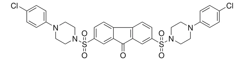 Sigma-Aldrich 2,7-BIS-(4-(4-CHLORO-PHENYL)-PIPERAZINE-1-SULFONYL)-FLUOREN-9-ONE，AldrichCPR