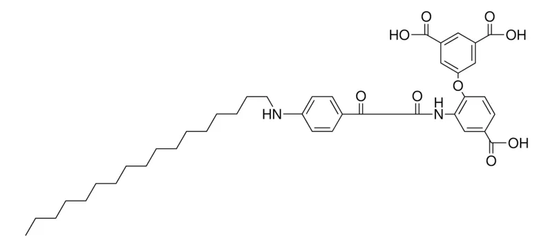 Sigma-Aldrich 5-(4-CARBOXY-2-(3-(HEPTADECYLAMINO-PH)-OXO-PROPIONYLAMINO)-PHO)-ISOPHTHALIC ACID,AldrichCPR
