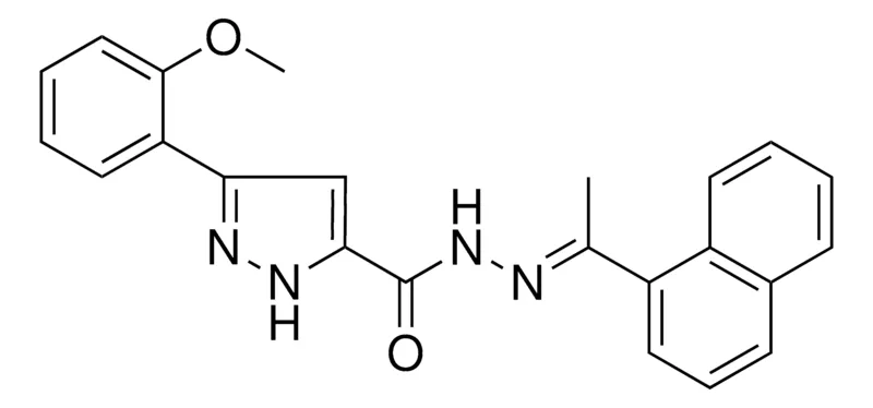 Sigma-Aldrich 5(2-MEO-PH)2H-PYRAZOLE-3-CARBOXYLIC ACID (1-NAPHTHALEN-1-YL-ETHYLIDENE)HYDRAZIDE,AldrichCPR