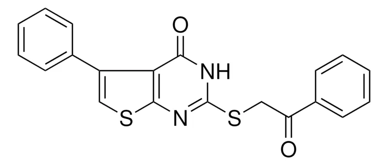Sigma-Aldrich 2-((2-OXO-2-PHENYLETHYL)THIO)-5-PHENYLTHIENO(2,3-D)PYRIMIDIN-4(3H)-ONE，AldrichCPR