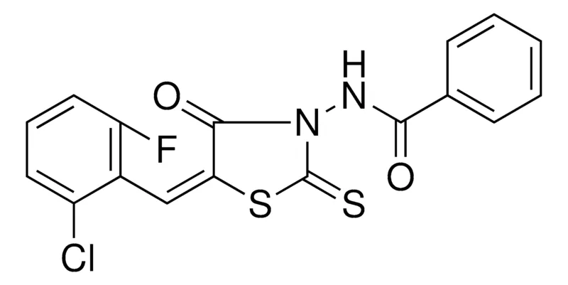 Sigma-Aldrich N-(5-(2-CHLORO-6-FLUORO-BENZYLIDENE)-4-OXO-2-THIOXO-THIAZOLIDIN-3-YL)-BENZAMIDE,AldrichCPR