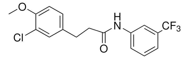 Sigma-Aldrich 3-(3-CHLORO-4-METHOXYPHENYL)-N-(3-(TRIFLUOROMETHYL)PHENYL)PROPANAMIDE,AldrichCPR