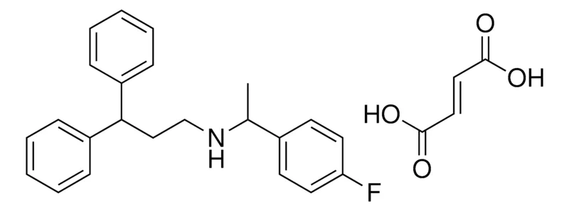Sigma-Aldrich N-(1-(4-FLUOROPHENYL)ETHYL)-3,3-DIPHENYL-1-PROPANAMINE 2-BUTENEDIOATE,AldrichCPR