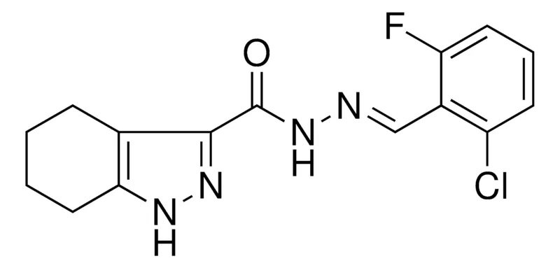 Sigma-Aldrich 4,5,6,7-TETRAHYDRO-1H-INDAZOLE-3-CARBOXYLIC ACID (2-CL-6-F-BENZYLIDENE)HYDRAZIDE，AldrichCPR