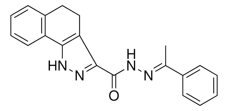 Sigma-Aldrich 4,5-DIHYDRO-1H-BENZO(G)INDAZOLE-3-CARBOXYLIC ACID (1-PH-ETHYLIDENE)-HYDRAZIDE，AldrichCPR