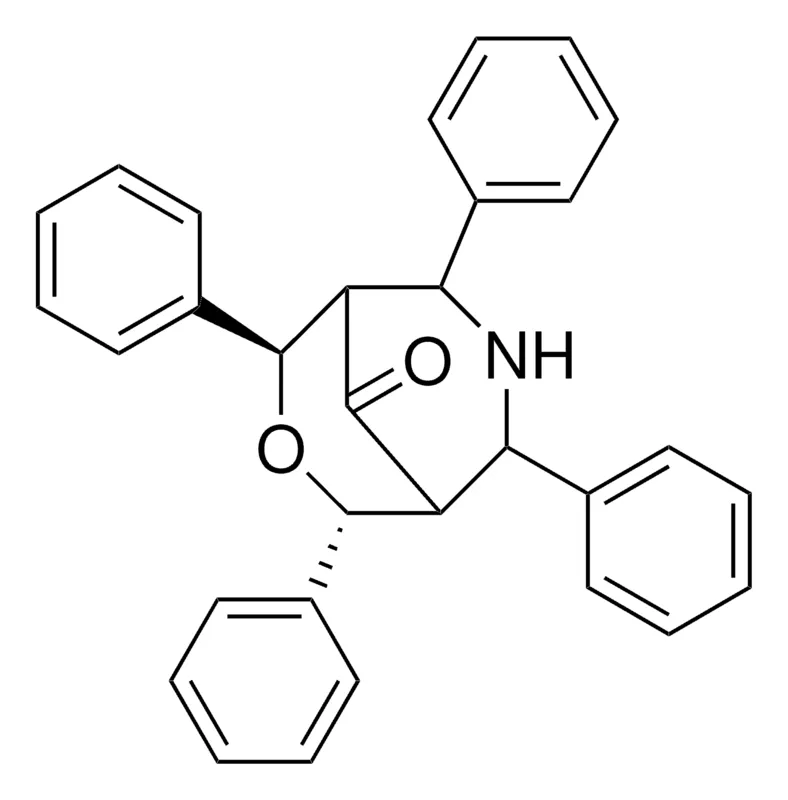 Sigma-Aldrich 2,4,6,8-TETRAPHENYL-3-OXA-7-AZA-BICYCLO(3.3.1)NONAN-9-ONE,AldrichCPR