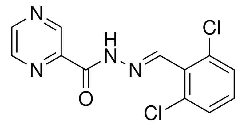 Sigma-Aldrich PYRAZINE-2-CARBOXYLIC ACID (2,6-DICHLORO-BENZYLIDENE)-HYDRAZIDE,AldrichCPR