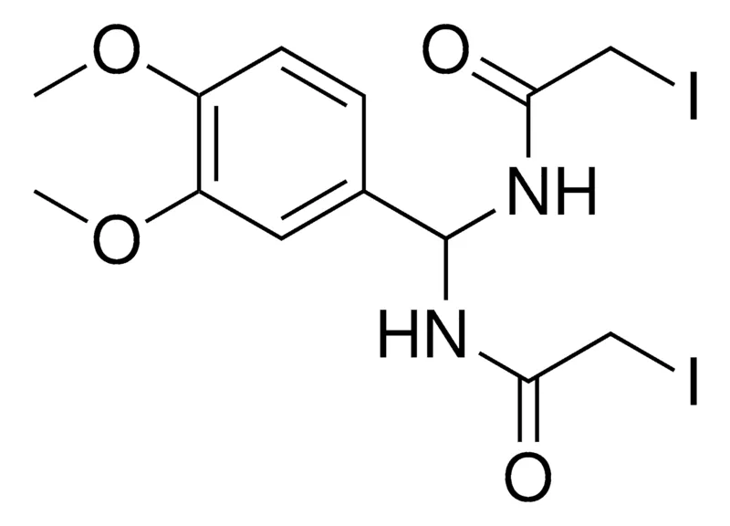 Sigma-Aldrich N-((3,4-DIMETHOXY-PHENYL)-(2-IODO-ACETYLAMINO)-METHYL)-2-IODO-ACETAMIDE,AldrichCPR