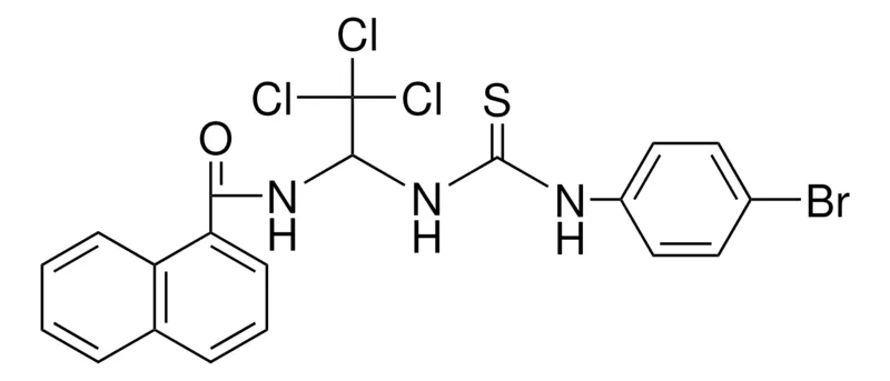 Sigma-Aldrich NAPHTHALENE-CARBOXYLIC ACID (1-(3-(BR-PH)-THIOUREIDO)-2,2,2-TRICHLORO-ET)-AMIDE,AldrichCPR
