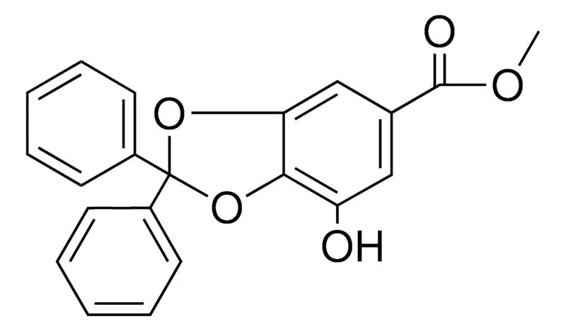 Sigma-Aldrich 7-HYDROXY-2,2-DIPHENYL-BENZO(1,3)DIOXOLE-5-CARBOXYLIC ACID METHYL ESTER,AldrichCPR
