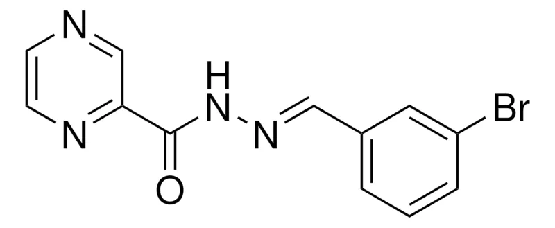 Sigma-Aldrich PYRAZINE-2-CARBOXYLIC ACID (3-BROMO-BENZYLIDENE)-HYDRAZIDE,AldrichCPR
