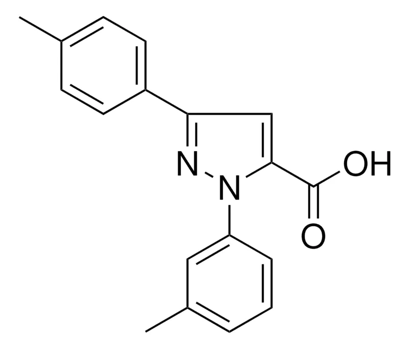 Sigma-Aldrich 1-(3-METHYLPHENYL)-3-(4-METHYLPHENYL)-1H-PYRAZOLE-5-CARBOXYLIC ACID,AldrichCPR