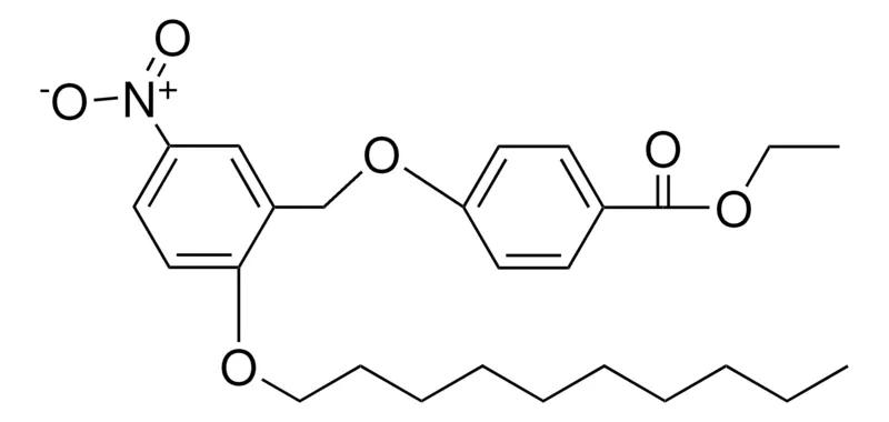 Sigma-Aldrich ETHYL 4-(2-DECYLOXY-5-NITROBENZYLOXY)BENZOATE,AldrichCPR