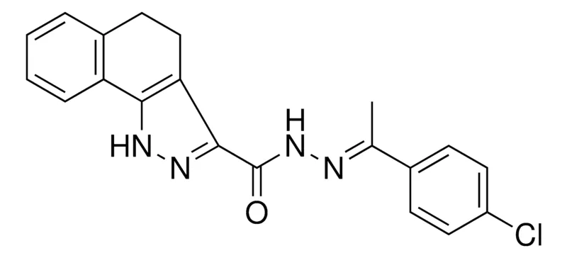 Sigma-Aldrich 4,5DIHYDRO-1H-BENZO(G)INDAZOLE-3-CARBOXYLIC ACID (1(4-CL-PH)ETHYLIDENE)HYDRAZIDE，AldrichCPR