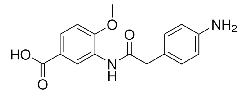 Sigma-Aldrich 3-(((4-AMINOPHENYL)ACETYL)AMINO)-4-METHOXYBENZOIC ACID,AldrichCPR