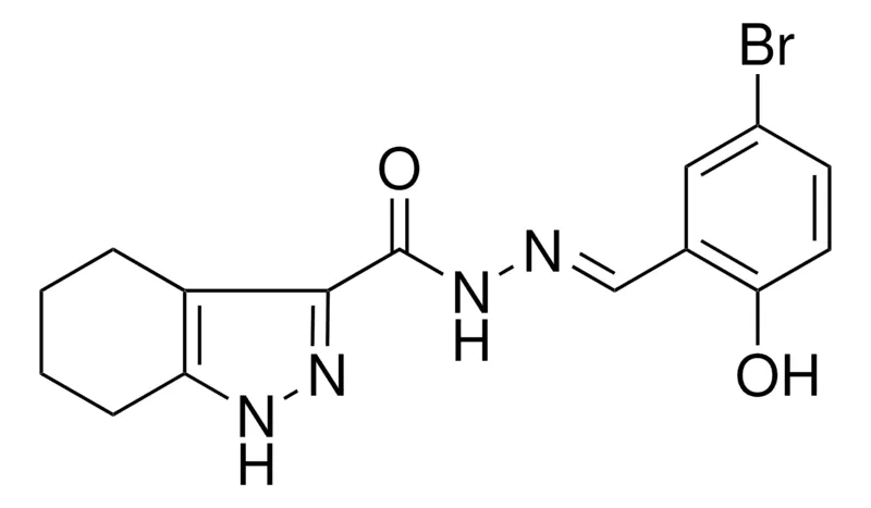 Sigma-Aldrich 4,5,6,7-4H-1H-INDAZOLE-3-CARBOXYLIC ACID (5-BR-2-HYDROXY-BENZYLIDENE)-HYDRAZIDE,AldrichCPR