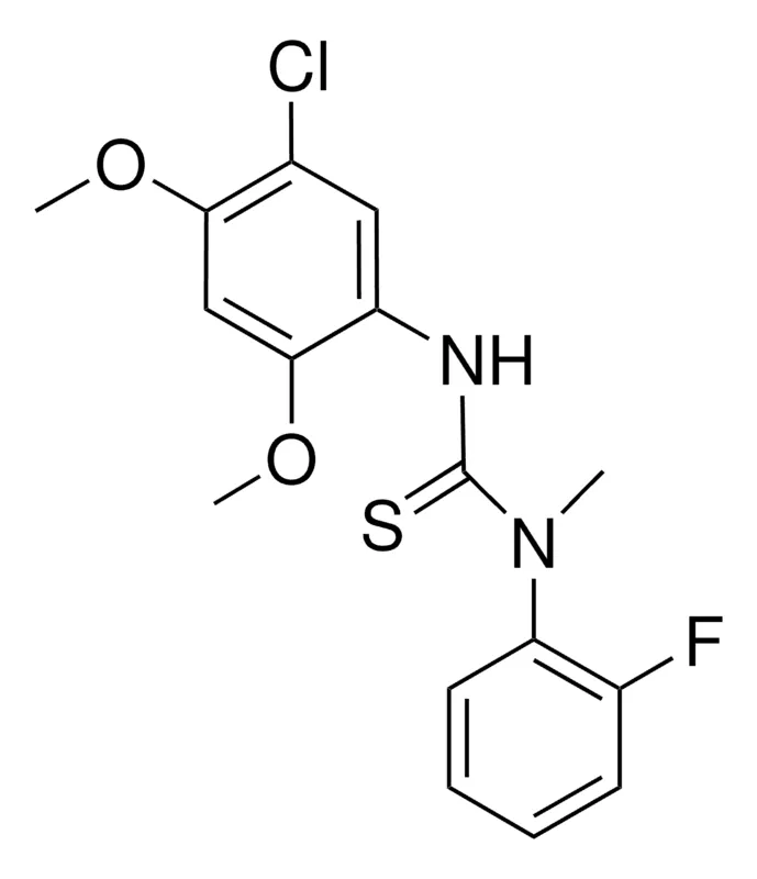 Sigma-Aldrich 1-(5-CHLORO-2,4-DIMETHOXYPHENYL)-3-(2-FLUOROPHENYL)-3-METHYL-2-THIOUREA,AldrichCPR
