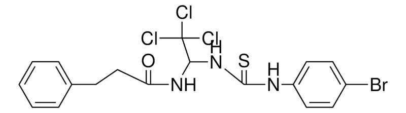 Sigma-Aldrich N-(1-(3-(4-BR-PHENYL)-THIOUREIDO)-2,2,2-TRICHLORO-ETHYL)-3-PHENYL-PROPIONAMIDE,AldrichCPR