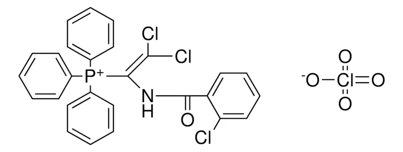 Sigma-Aldrich (2,2-DICHLORO-1-(2-CL-BENZOYLAMINO)-VINYL)-TRIPHENYL-PHOSPHONIUM, PERCHLORATE,AldrichCPR