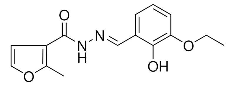 Sigma-Aldrich 2-METHYL-FURAN-3-CARBOXYLIC ACID (3-ETHOXY-2-HYDROXY-BENZYLIDENE)-HYDRAZIDE,AldrichCPR