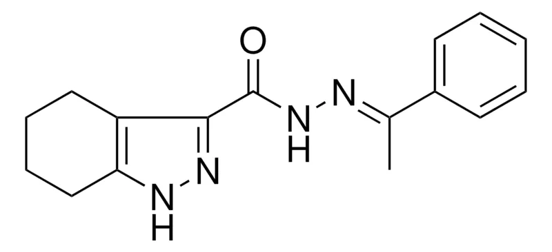 Sigma-Aldrich N'-(1-PHENYLETHYLIDENE)-4,5,6,7-TETRAHYDRO-1H-INDAZOLE-3-CARBOHYDRAZIDE,AldrichCPR